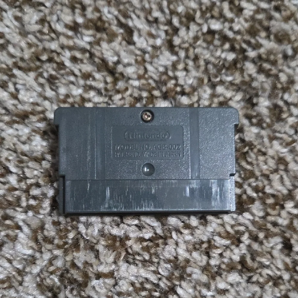 Super Mario Gameboy Advance Cartridge